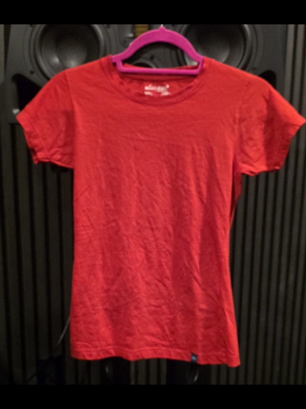Women’s Slim Fit Red Short Sleeve Tee